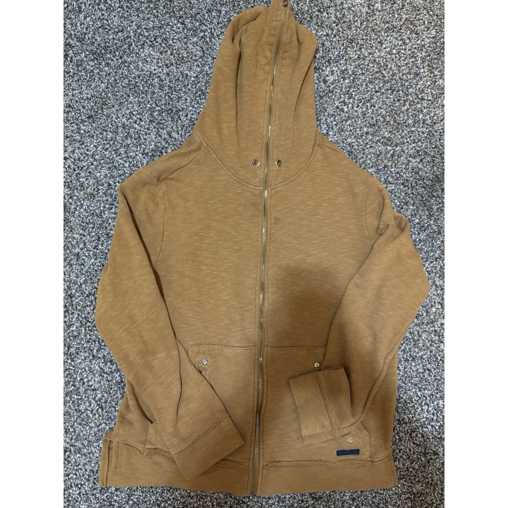 Sean John Men's Hoodie Full Zip‎ Hooded Sweatshirt Brown Medium